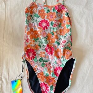 NWT Jolyn Jackson One Piece Swimsuit 28 Bouquet